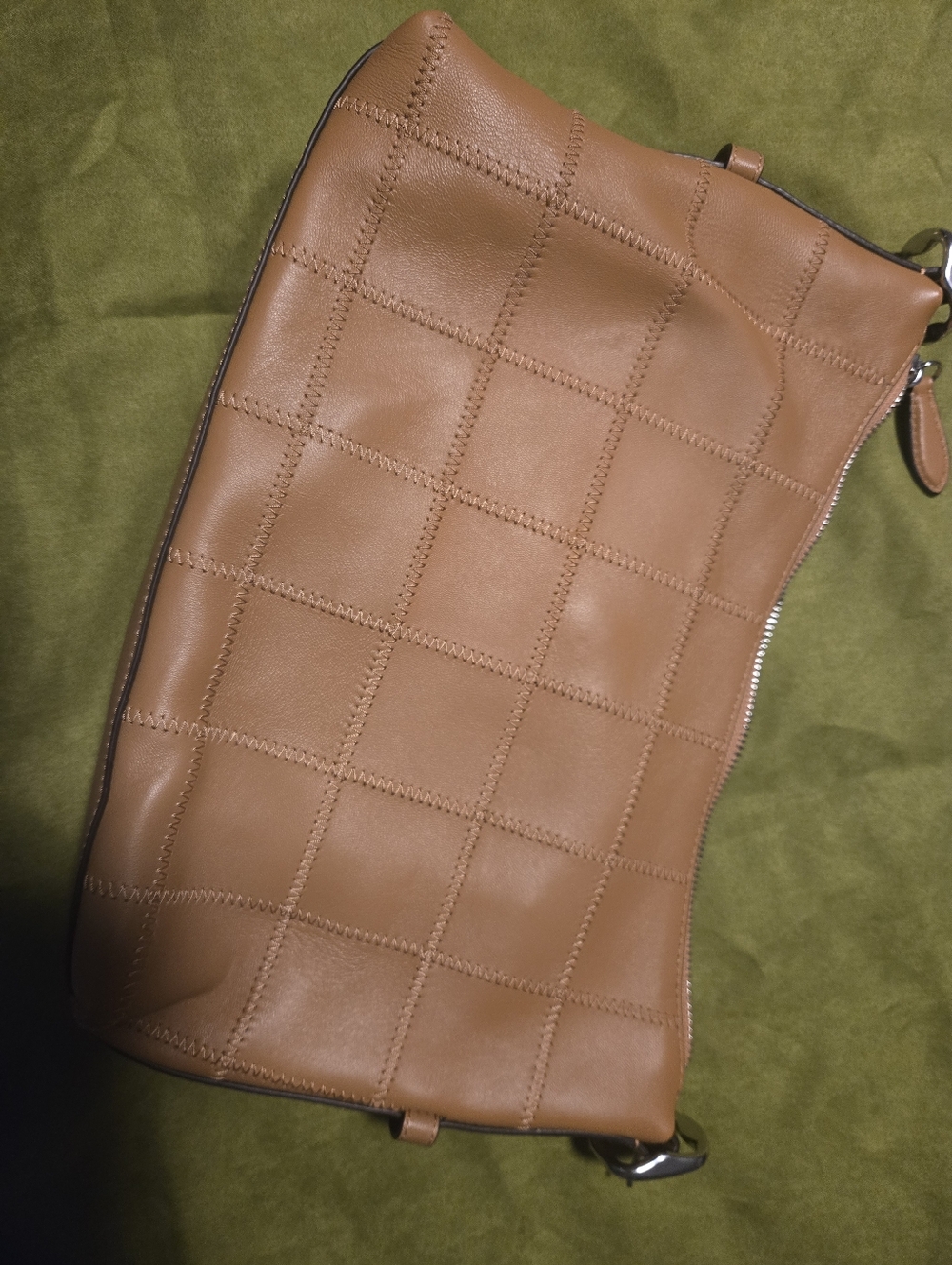 Coachtopia Alter Ego Shoulder Bag In Checkerboard Upcrafted Leather - Picture 5 of 7
